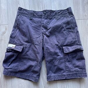 Ralph Lauren Men's Dark Purple Cargo Shorts